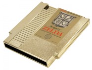 The Zelda 1 Gold cartridge