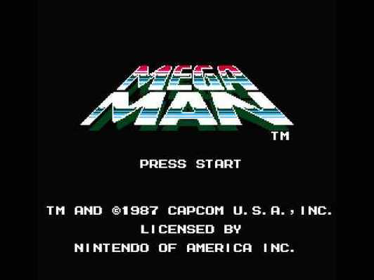 Mega Man 1 Title Screen