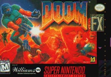 Doom Super NES Box Cover Art