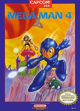 Mega Man IV box Cover Art