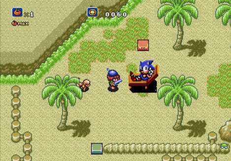 The Hero meets Sonic is this surprising cameo.