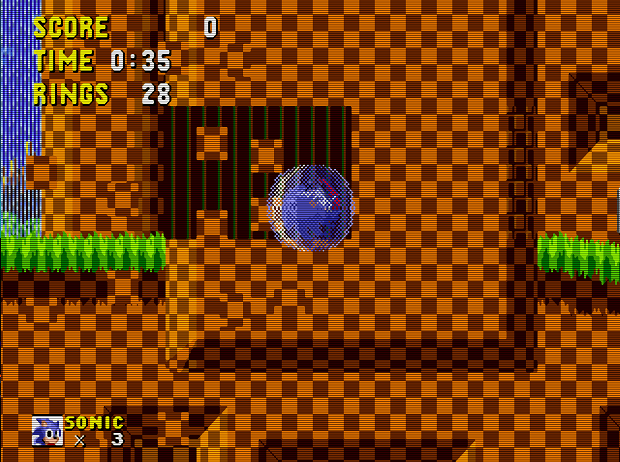 Sonic the Hedgehog Genesis (Nintendo Game Boy Advance) - Green Hill Zone 